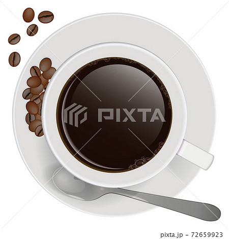 コーヒーのイラスト素材 72659923 Pixta