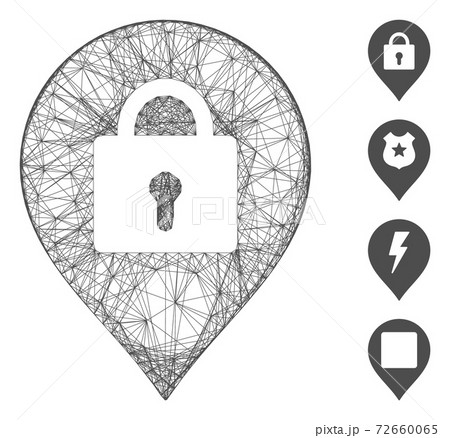 Hatched Locker Marker Vector Mesh Hatched Locker Marker Vector Mesh 72660065