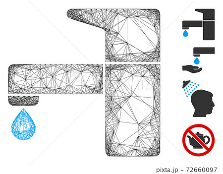 Net Kitchen Tap Vector Mesh Net Kitchen Tap Vector Mesh 72660097