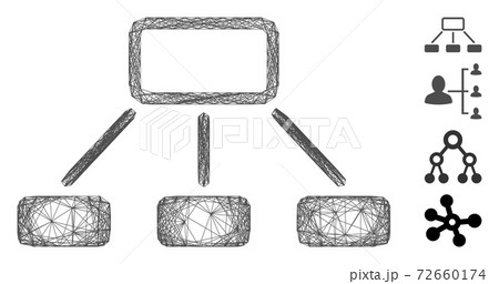 Hatched Hierarchy Vector Mesh Hatched Hierarchy Vector Mesh 72660174