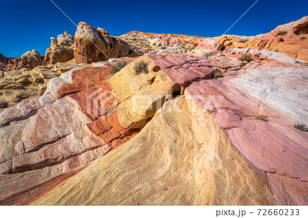Valley of Fire's Rainbow Mountain  72660233