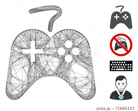 Network Games Console Vector Mesh Network Games Console Vector Mesh 72660332