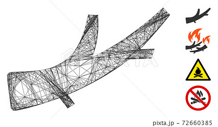 Network Firewood Vector Mesh Network Firewood Vector Mesh 72660385