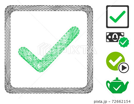 Net Checkbox Vector Mesh 72662154