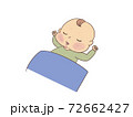お昼寝をする子ども 72662427