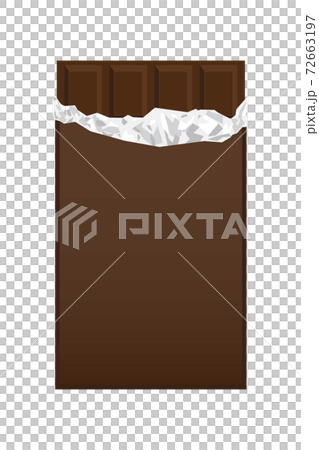 Illustration material: Chocolate chocolate bar 72663197