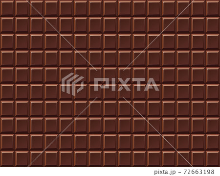 イラスト素材 チョコレート 板チョコ 背景画像のイラスト素材