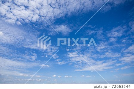 Background picture bright blue sky and white clouds 72663544