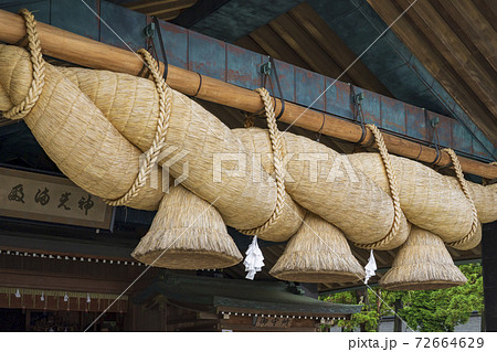 【島根県】出雲大社の注連縄 72664629
