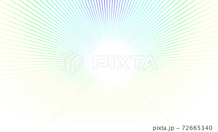 集中線～虹色近未来イメージ 72665340
