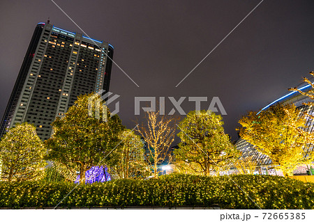 日本の東京都市景観　東京ドームホテルなどを望む 72665385
