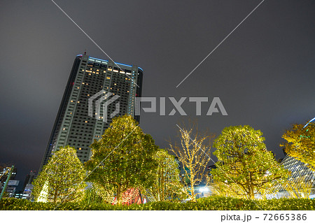日本の東京都市景観　東京ドームホテルなどを望む 72665386