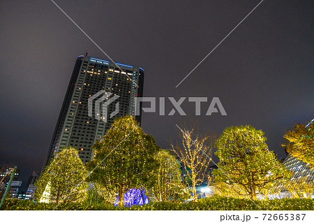 日本の東京都市景観　東京ドームホテルなどを望む 72665387