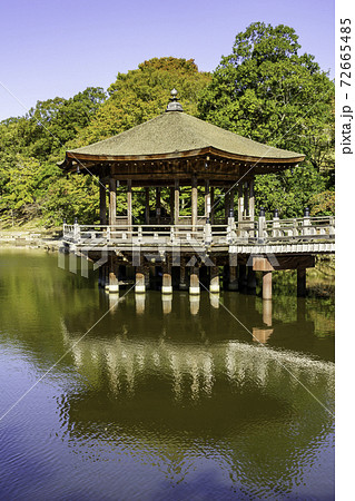 奈良公園 浮見堂 鷺池 奈良県奈良市 奈良公園 浮見堂 鷺池 奈良県奈良市 72665485