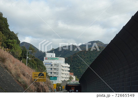 高速 広島岩国道路 広島県二日市市玖波付近 高速 広島岩国道路 広島県二日市市玖波付近 72665549