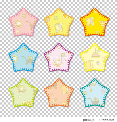 Applique style baby pattern blanket stitch frame set Applique style baby pattern blanket stitch frame set 72666806