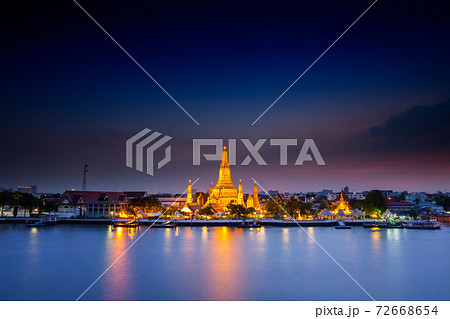 pagoda reflection on water night time pagoda reflection on water night time 72668654