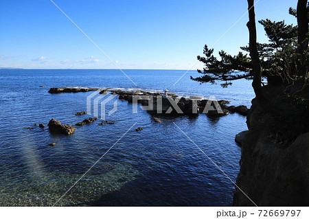五浦岬公園からの海岸風景、北茨城市 72669797
