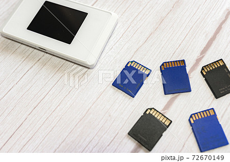 モバイルルーターとSDカード 72670149
