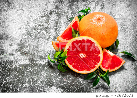 Fresh grapefruits. Fresh grapefruits. 72672073