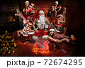 Funny Santa Claus 72674295