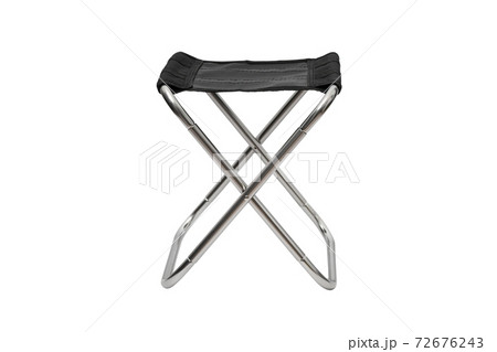 Folding camping chair isolated on white background. clipping path. 72676243