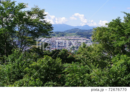 弘法山公園から秦野市街を望む風景  弘法山公園から秦野市街を望む風景  72676770