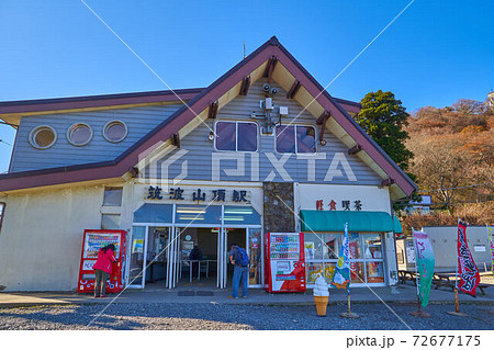 茨城の秋の筑波山頂駅を見る 茨城の秋の筑波山頂駅を見る 72677175