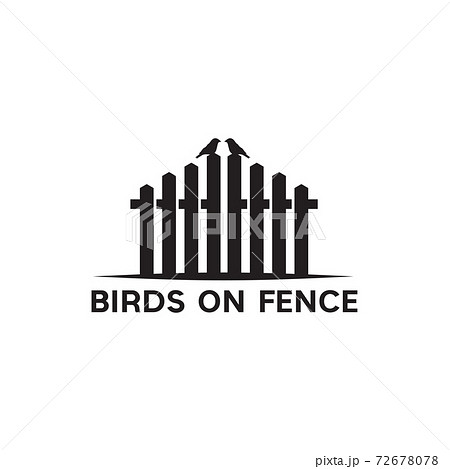Home fence logo design template 72678078
