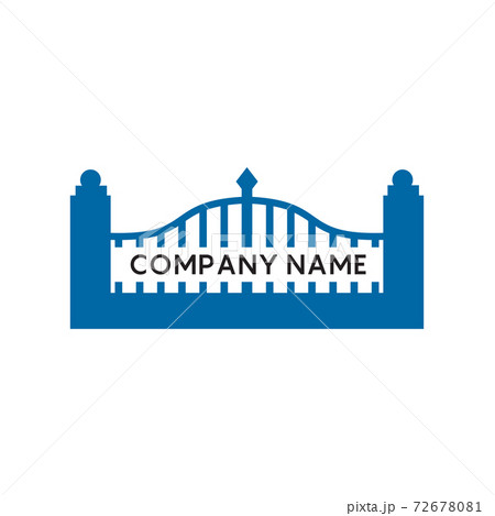 Home fence logo design template 72678081