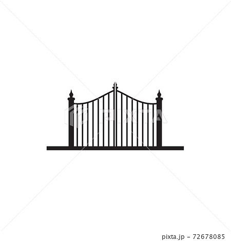 Home fence logo design template 72678085