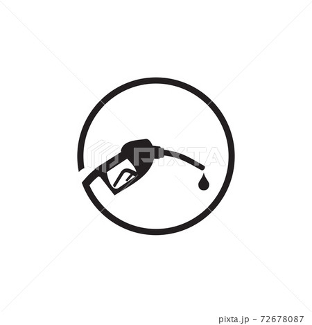 Gasoline or gas station logo design template 72678087