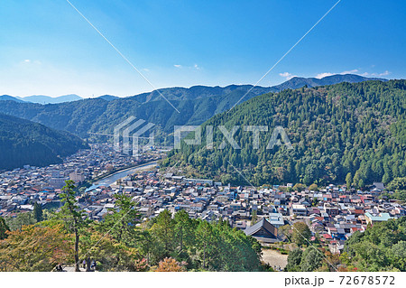 【郡上八幡城より大野市を一望】 岐阜県郡上市八幡町柳町 72678572