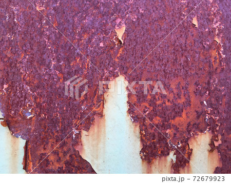 Rust on old metal texture for background illustration Rust on old metal texture for background illustration 72679923