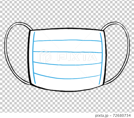 Simple non-woven pleated mask Simple non-woven pleated mask 72680734