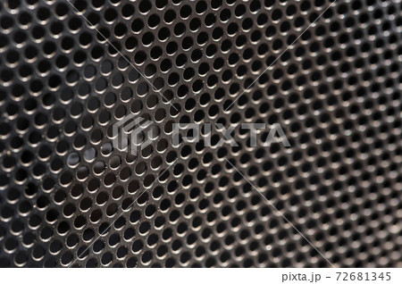 Speaker grill texture is black with dust particles 72681345