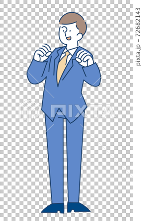 Salary man guts pose Salary man guts pose 72682143