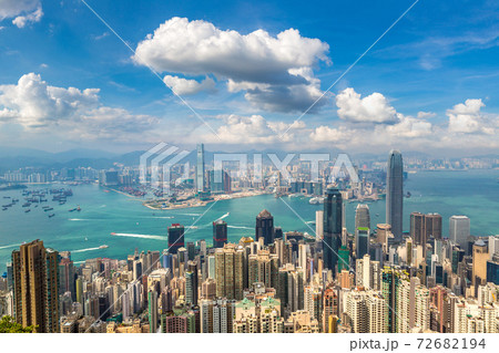 Panoramic view of Hong Kong 72682194