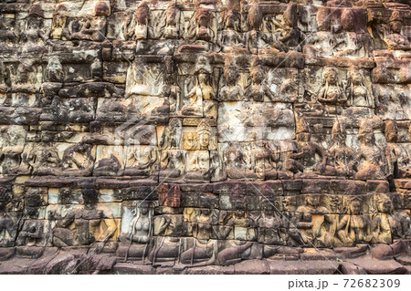 Terrace of Elephants in Angkor Wat Terrace of Elephants in Angkor Wat 72682309