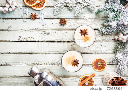 Eggnog, Traditional Christmas Drink Eggnog, Traditional Christmas Drink 72683044