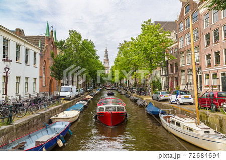 Canal in Amsterdam Canal in Amsterdam 72684694