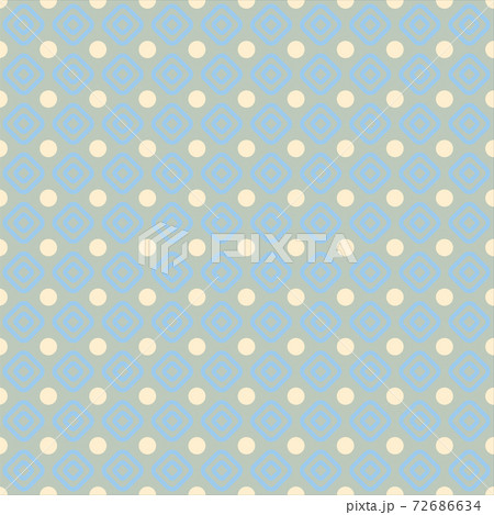 Seamless geometric brown and blue vector pattern. Abstract background. 72686634