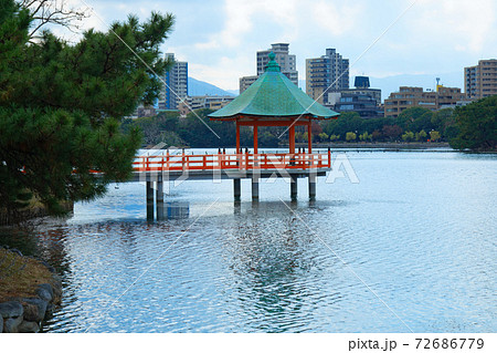 浮見堂　大濠公園 72686779