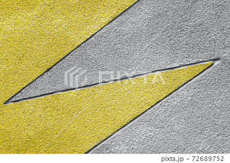 Yellow and gray stone wall with geometric pattern, background, texture. Trendy colors 2021 Yellow and gray stone wall with geometric pattern, background, texture. Trendy colors 2021 72689752