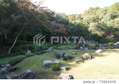 山口県 山口市 常栄寺 雪舟庭の枯山水 山口県 山口市 常栄寺 雪舟庭の枯山水 72691039