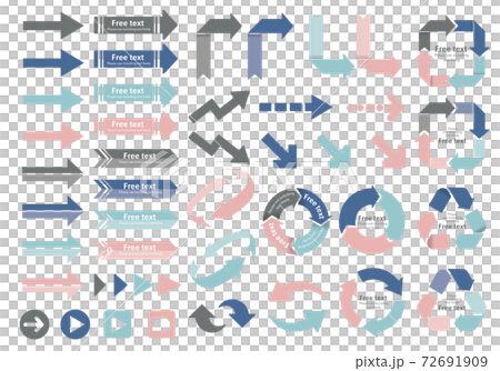Various sets of arrows 72691909