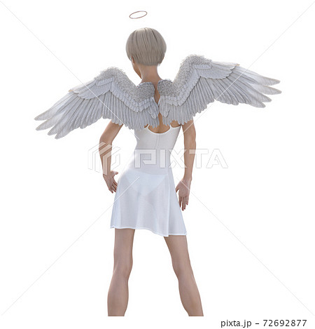 美脚の天使 Perming 3dcgイラスト素材のイラスト素材