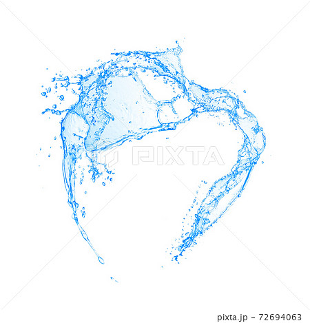 水しぶきのイラスト素材