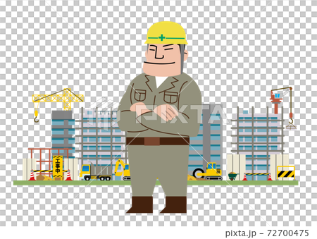 Construction worker male 72700475