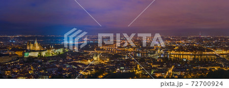 Prague cityscape in Czech Republic 72700924